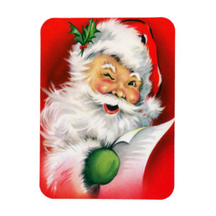 Imán Ingenioso Navidad de Santa  o divertida lista