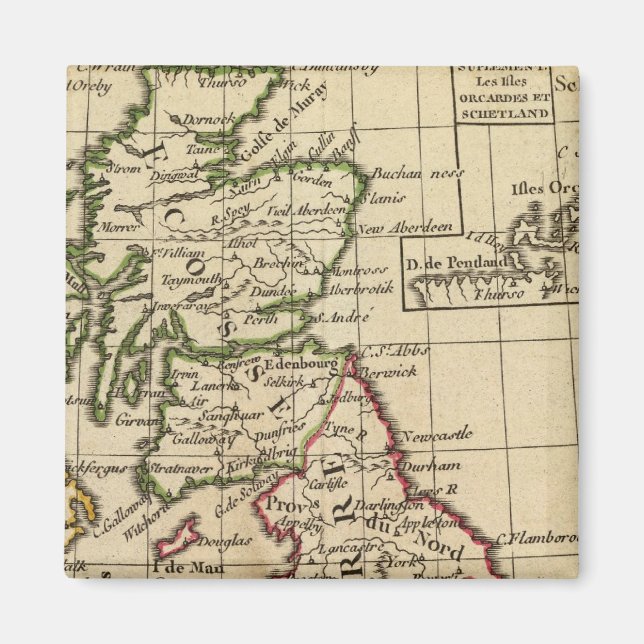 Imán Inglaterra, Escocia, Irlanda (Frente)