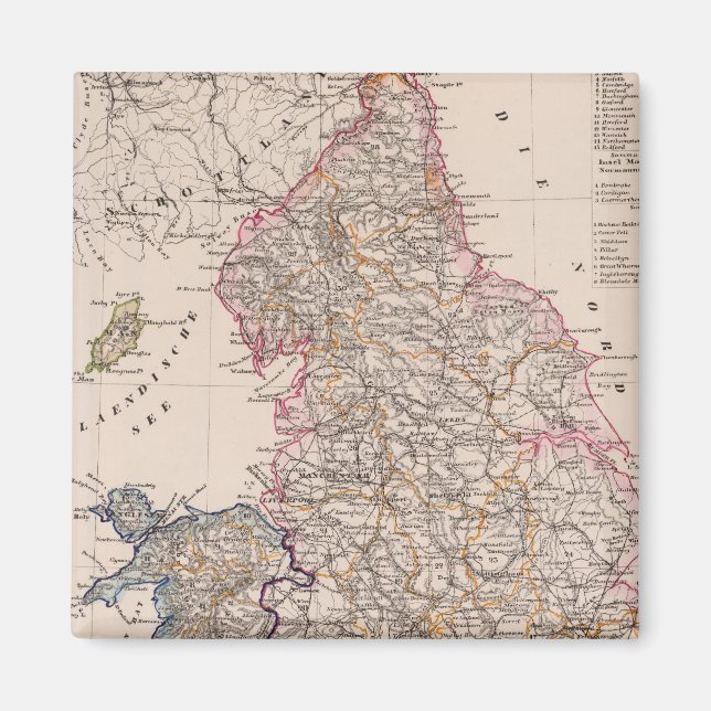 Imán Inglaterra, Gales (Frente)