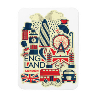 Imán Inglaterra Londres Funny Magnet