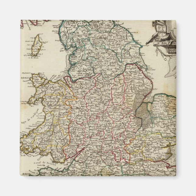 Imán Inglaterra y Gales 2 (Frente)