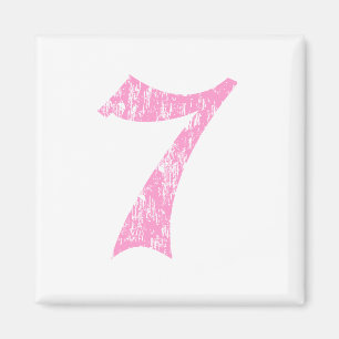 Imán Inglés rosado de #7 Olde