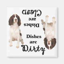 Imán Inglés Springer Amantes de Spaniel Dishlavanda Mag