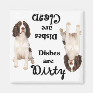 Imán Inglés Springer Amantes de Spaniel Dishlavanda Mag