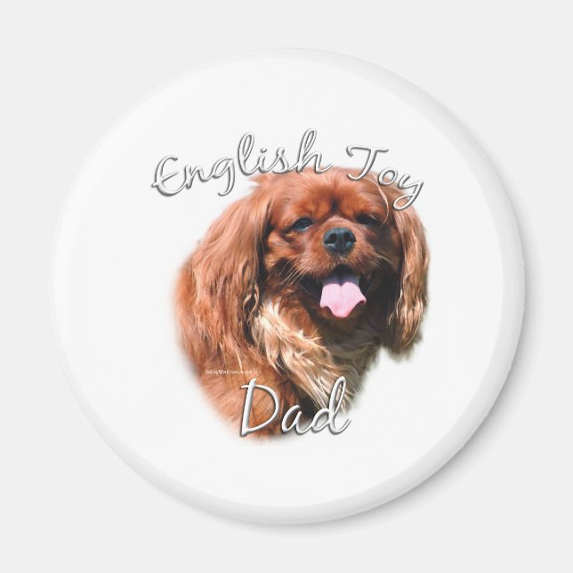 Imán Inglés Toy Spaniel Dad 2 (Frente)
