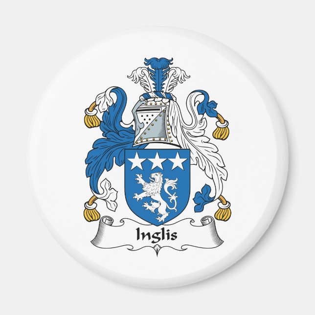 Imán Inglis Family Crest (Frente)