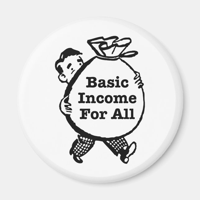 Imán Ingresos Básicos Para Todos (Frente)