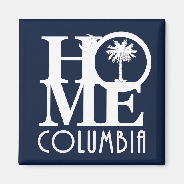 Imán INICIO Columbia South Carolina Magnet (Frente)