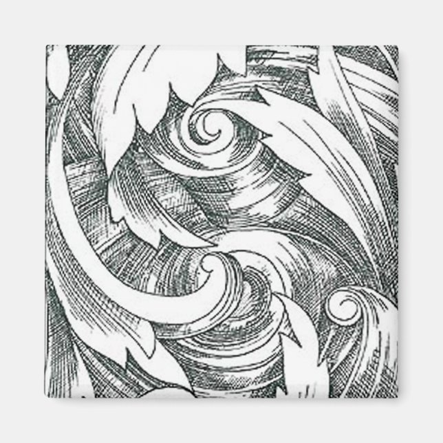 Imán Ink Art Swirl Magnet (Frente)