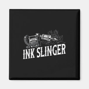 Imán Ink Slinger - Artista de tatuajes
