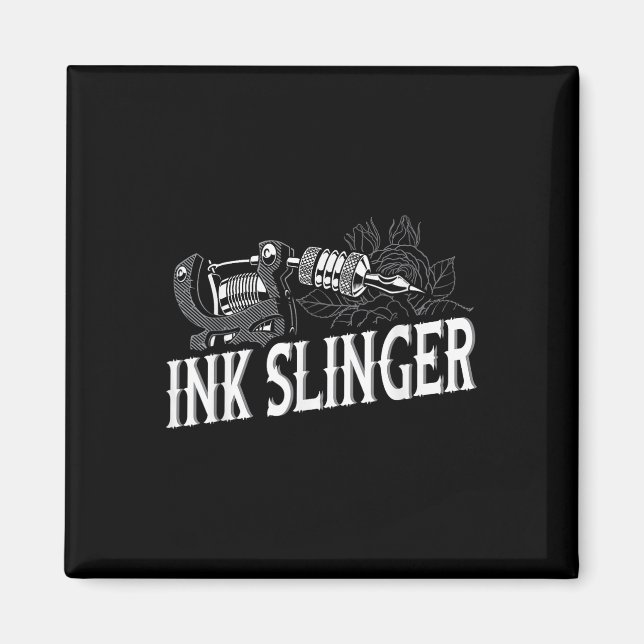 Imán Ink Slinger - Artista de tatuajes (Frente)