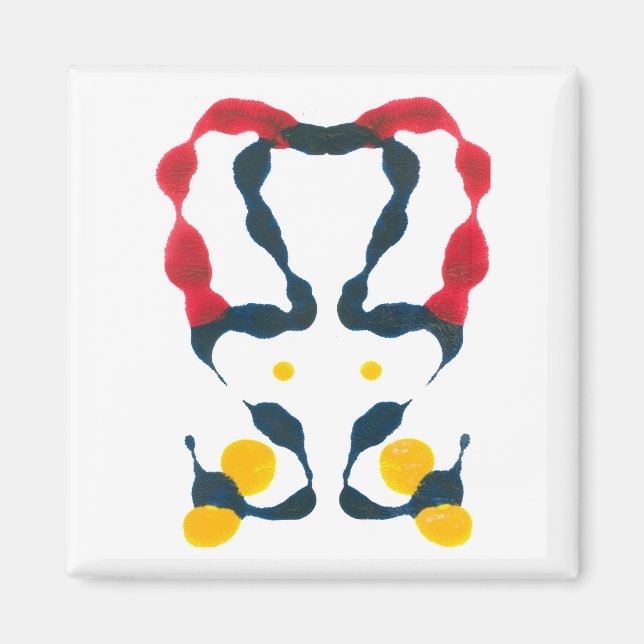 Imán Inkblot Art (Frente)