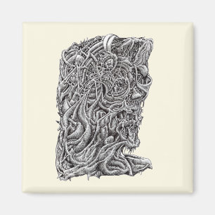 Imán Innerbeastman, dibujo de tinta