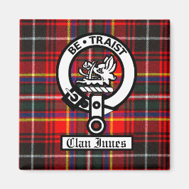 Imán Innes Escudo Badge y Tartán