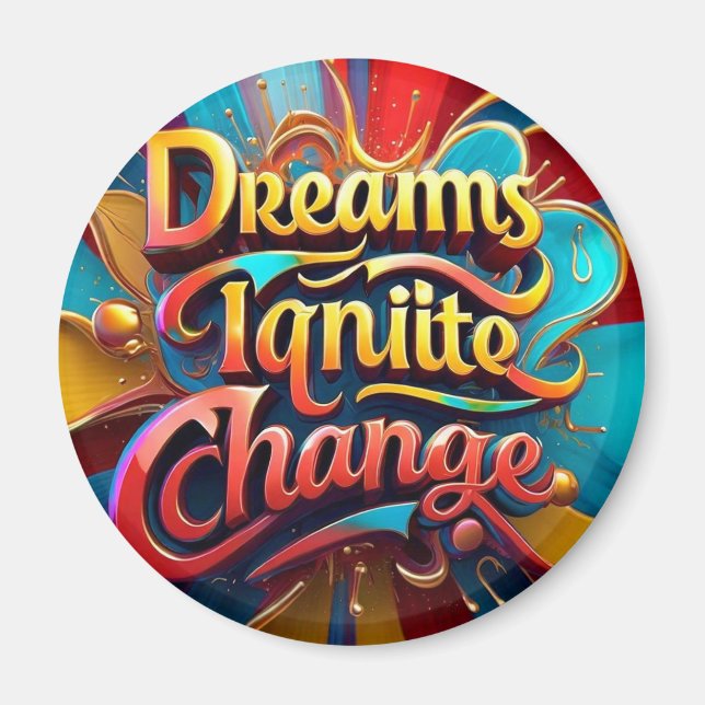 Imán "Innovar, inspirar, encender" (Frente)