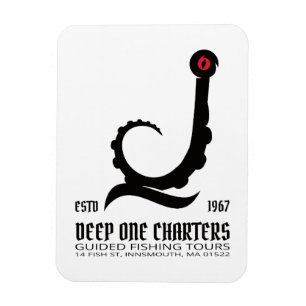 Imán Innsmouth Fishing Tours Cthulhu Lovecraft