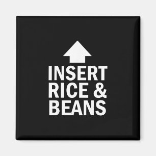 Imán Insertar Arroz Y Frijoles Día De Acción De Gracias