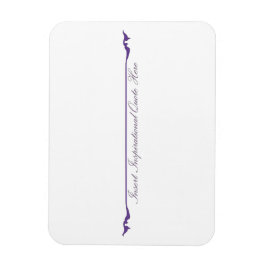 Imán Insertar cita Inspiradora aquí - Púrpura