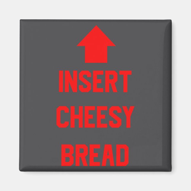 Imán Insertar Pan de Queso  (Frente)