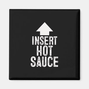 Imán Insertar salsa picante Halloween flecha apuntando
