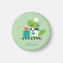Insígnia de chef dinosaurio