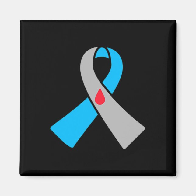 Imán Insignia de la cinta de opciones de sensibilizació (Frente)