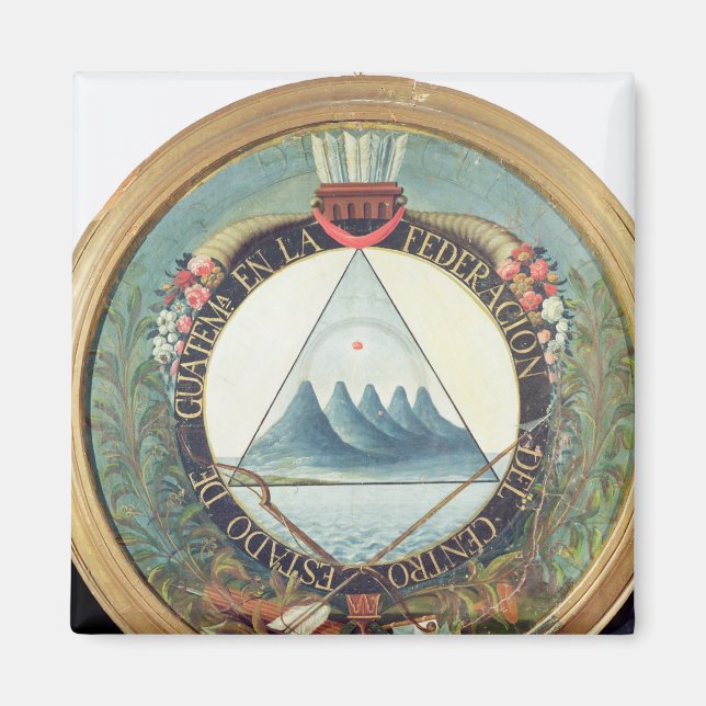 Imán Insignia de la Federación de Guatemala (Frente)