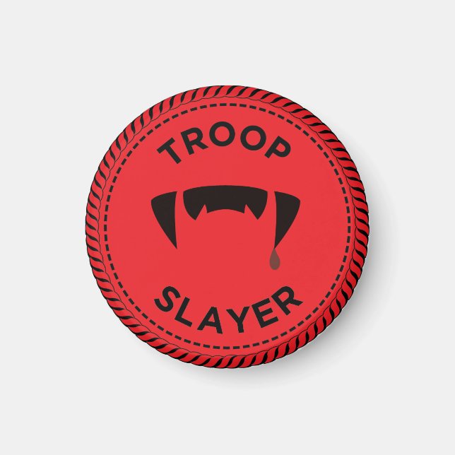 Imán Insignia de orgullo de tropa IGGPPCamp 2020 (Frente)
