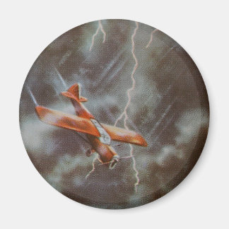 Imán Insignia del botón de avión de vintage