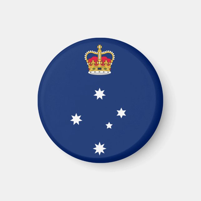 Imán Insignia del estado de Victoria - AUSTRALIA (Frente)