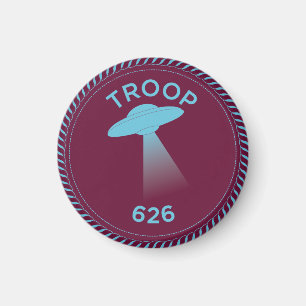 Imán Insignia del orgullo de la tropa de IGGPPCamp 2019