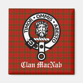Imán Insignia Escudo Clan MacNab y Tartán