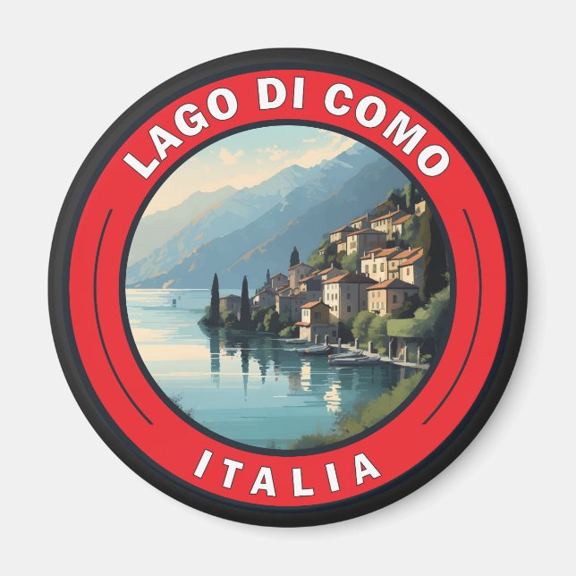 Imán Insignia italiana Lago di Como