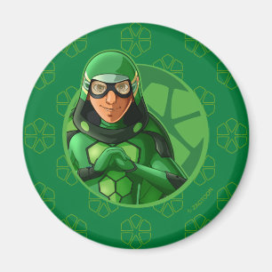 Imán Insignia verde de Carapace