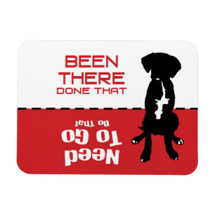 Imán insignificante ido perro - deje el perro