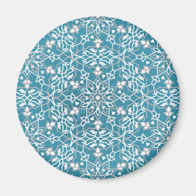 Imán Inspiración de Mandala 8 (Frente)