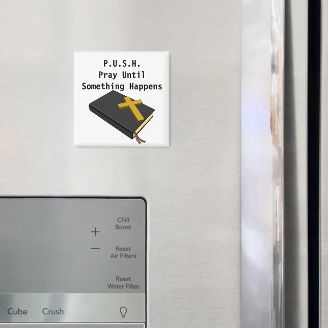 Imán Inspiración en la oración PUSH (In situ (nevera))