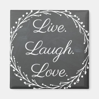 Imán Inspiración - Live Laugh Love Magnet