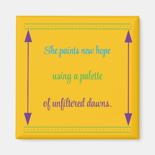 Imán Inspiración Para Las Mujeres (Frente)