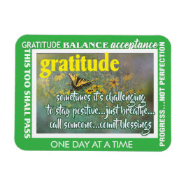 imán inspiracional gratitud