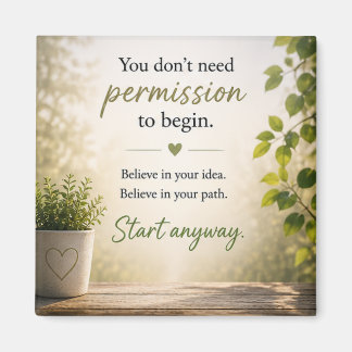 Imán Inspiracional Motivacional