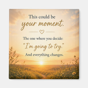 Imán Inspiracional Motivacional
