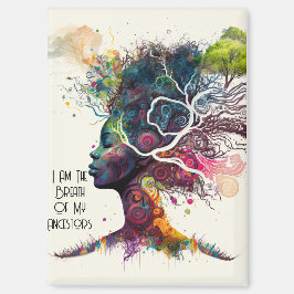 imán inspirado de mujeres ancestores