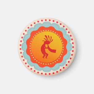 Imán Inspirado en el Suroeste de Kokopelli