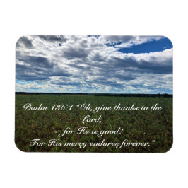 Imán Inspirador campo de "Dar gracias" del algodón