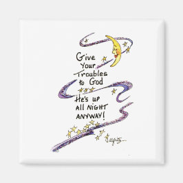 Imán Inspirador "Dale tus problemas a Dios"