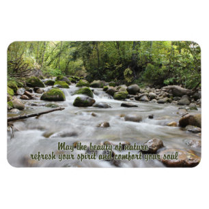 Imán inspirador de Forest Stream