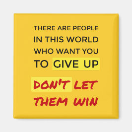 Imán Inspirador no se rinda naranja