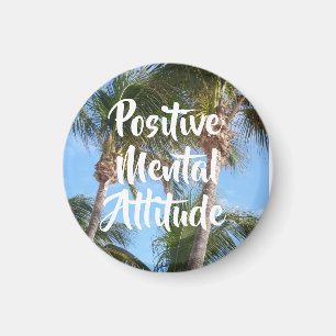Imán Inspiradora actitud mental positiva de la playa de