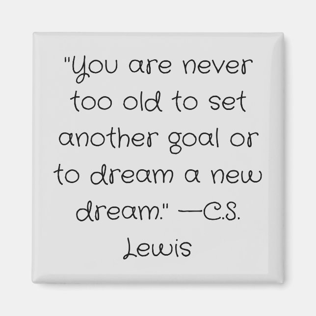 Imán Inspirando a C.S. Lewis (Frente)